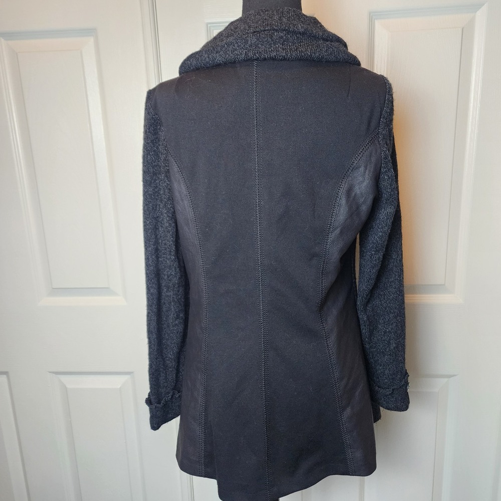 Vex Women's M Black Ruffle Asymmetrical‎ Jacket Whimsigoth Dark Fairy Witchy Y2K - Picture 7 of 16